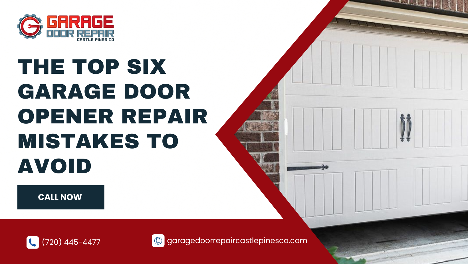 The Top Six Garage Door Opener Repair Mistakes to Avoid